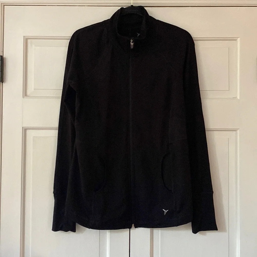 Old Navy Maternity Track Jacket Full Zip Active by Old Navy Maternity Pockets